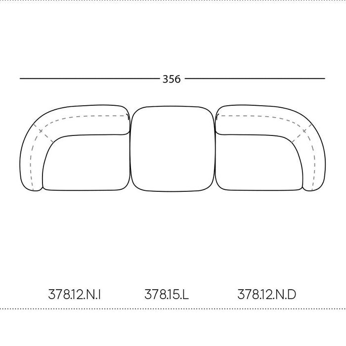 Vesta Pre-configured Sofa - Setup 4