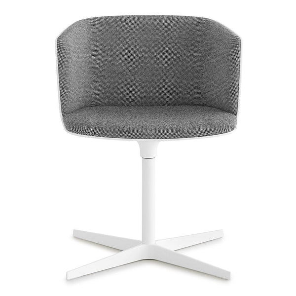 Cut Office Chair - Cross Base, Seat Upholstered