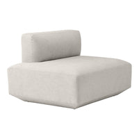 Modern light gray modular sofa with a clean, minimalist design and subtle textured fabric. Perfect for contemporary decor.