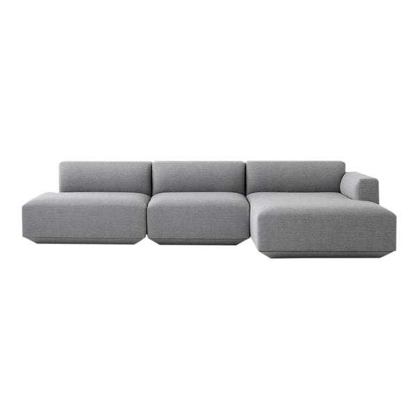 Develius Models I & J - 3-Seater Sofa w/ Chaise and Open End