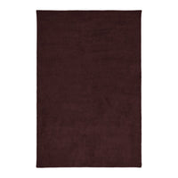Solid burgundy plush towel, showcasing a rich, deep color with a soft texture, perfect for adding warmth to any bathroom.