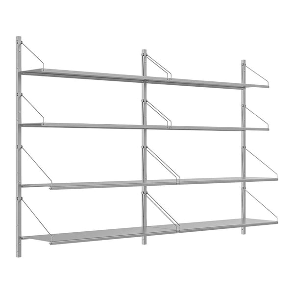 Shelf Library Pre-configured Wall Unit - Triple  Section