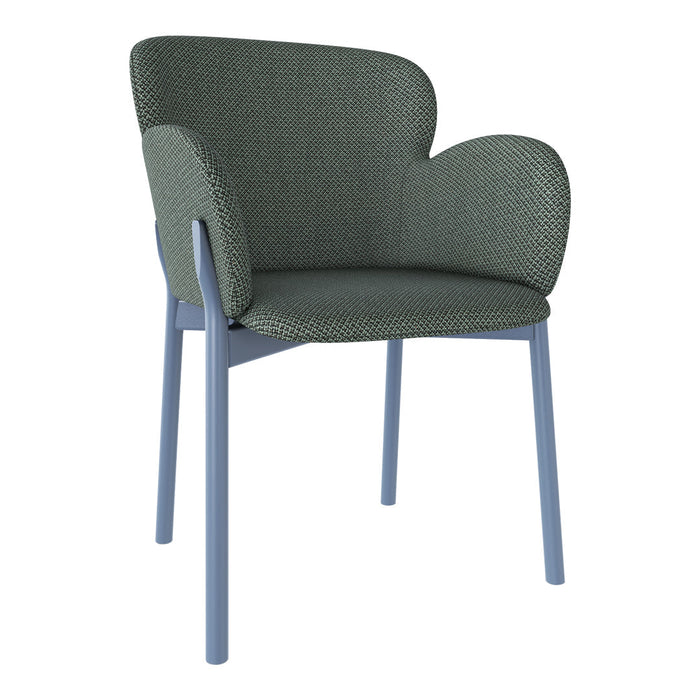Ginger Armchair - Seat Upholstered - Beech Pigment Frame