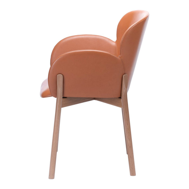 Ginger Armchair - Seat Upholstered - Oak Frame