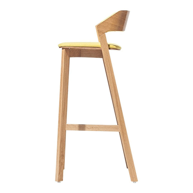 Merano Barstool - Upholstered - Oak Frame