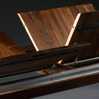 Rich brown wood with warm undertones and elegant grain patterns showcasing intricate textures and natural beauty.