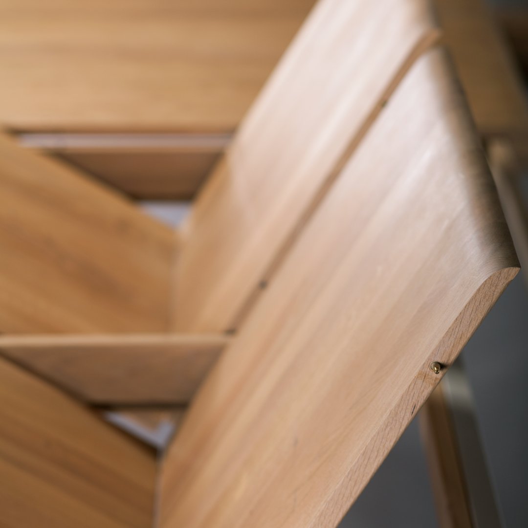 Natural wood finish with warm tones and smooth, minimalist patterns for a contemporary look. Perfect for modern decor.