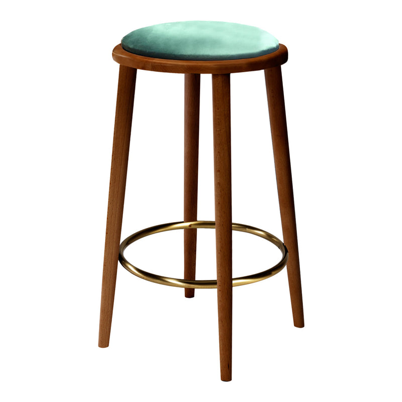 Luc Counter Stool - Metallic Footring