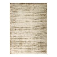 Beige area rug with subtle texture and wavy lines for a sophisticated, neutral decor accent.