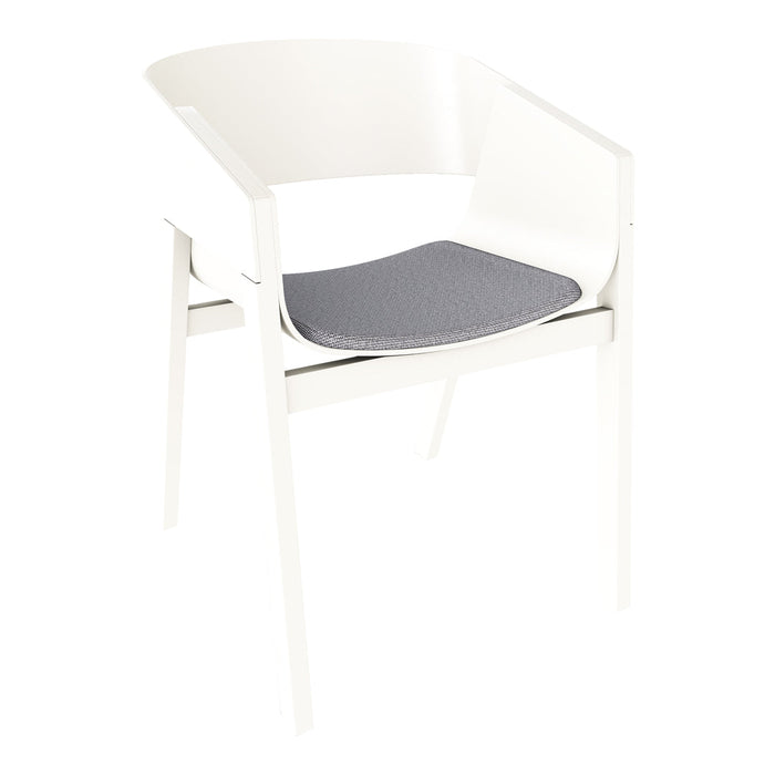 Merano Armchair - Seat Upholstered - Beech Pigment Frame