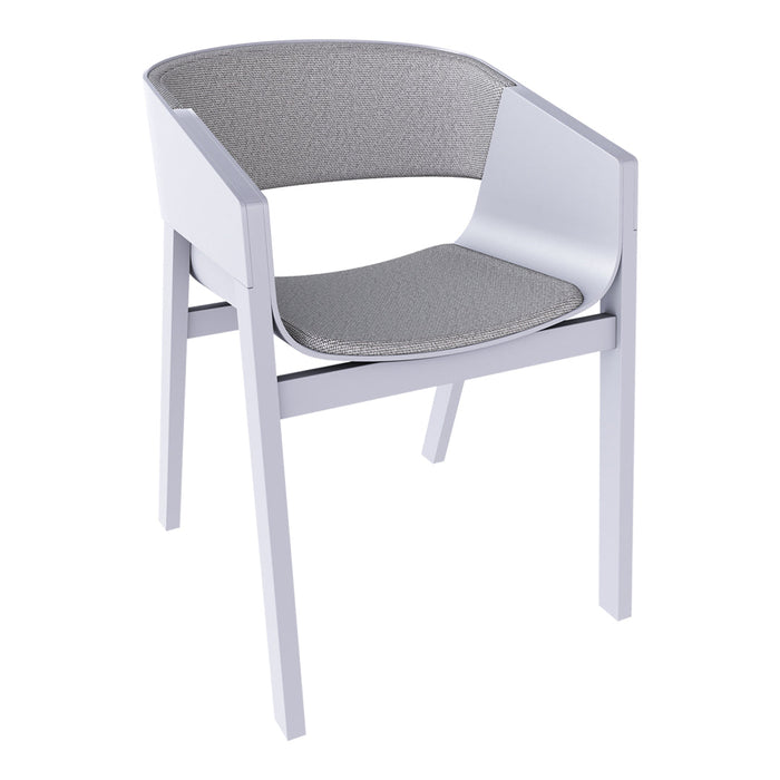 Merano Armchair - Upholstered - Beech Pigment Frame