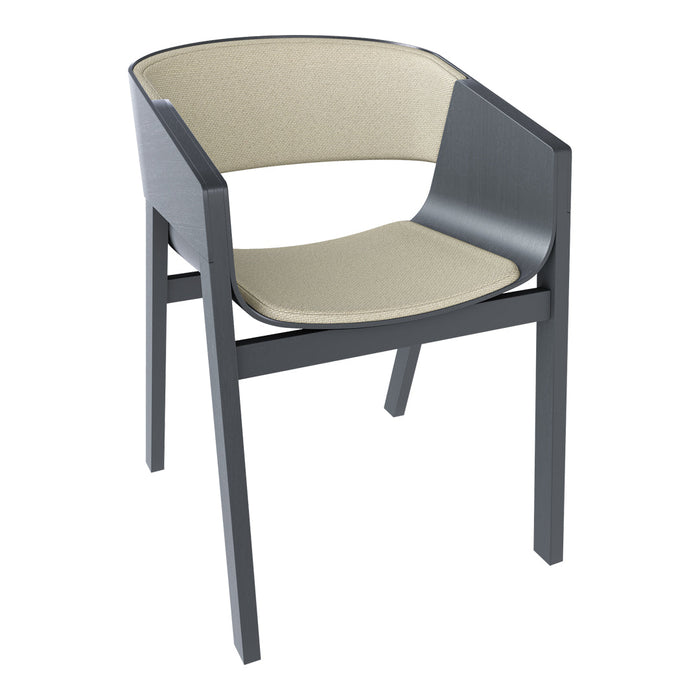 Merano Armchair - Upholstered - Oak Pigment Frame