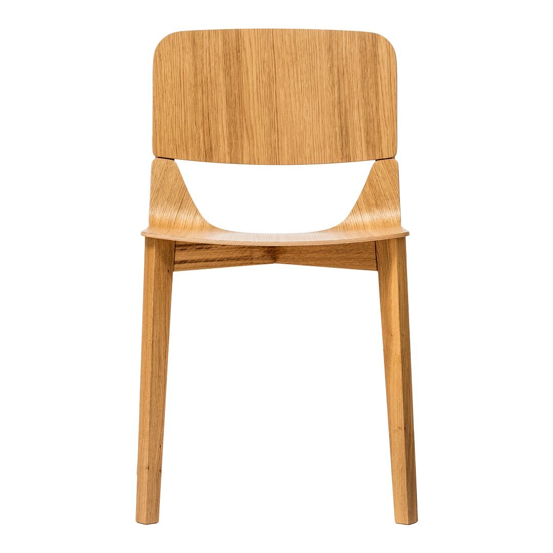 Natural bamboo chair with a smooth, light wood finish and minimalist design. Perfect for modern decor.