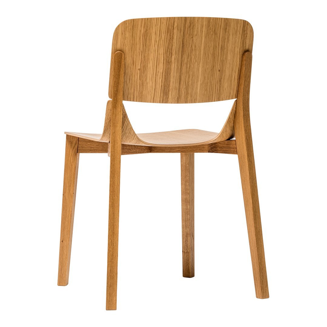 Natural wood finish with a smooth, light oak pattern; minimalist design for a contemporary look in home decor.