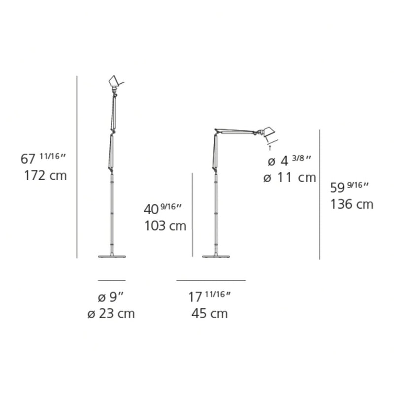 Tolomeo Micro LED Floor Lamp