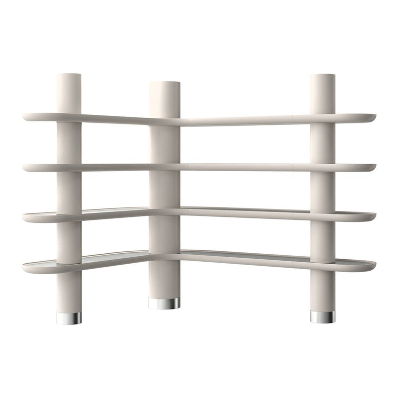 Mina A60 4 Shelf Corner Library