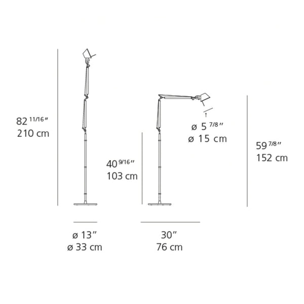 Tolomeo Mini LED Floor Lamp