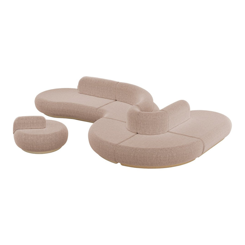 Naked Pre-Configured Sofa w/ Pouf - Setup 5