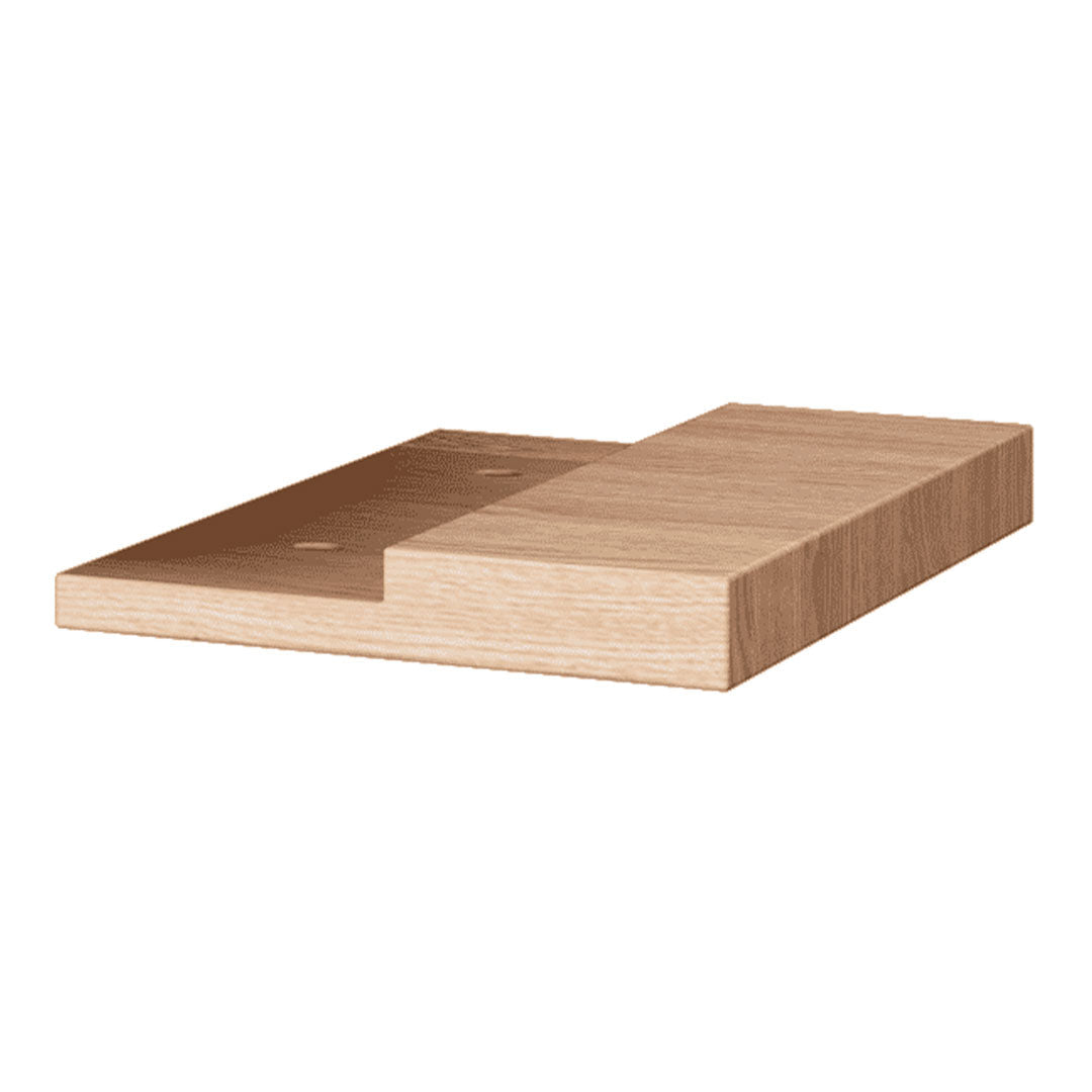 Light natural wood countertop with a smooth surface and minimalistic design, featuring a warm beige tone and subtle grain pattern.