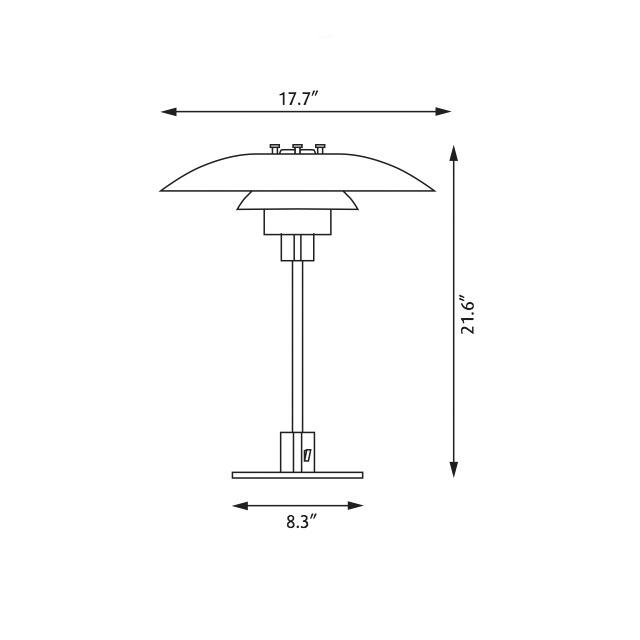 Sleek black and white table lamp with a modern minimalistic design and curved shade. Perfect for contemporary decor.