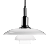 Sleek black and white pendant lamp featuring a glossy metallic finish and smooth glass shades. Ideal for modern decor.