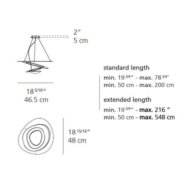 Pirce Micro LED Suspension Light