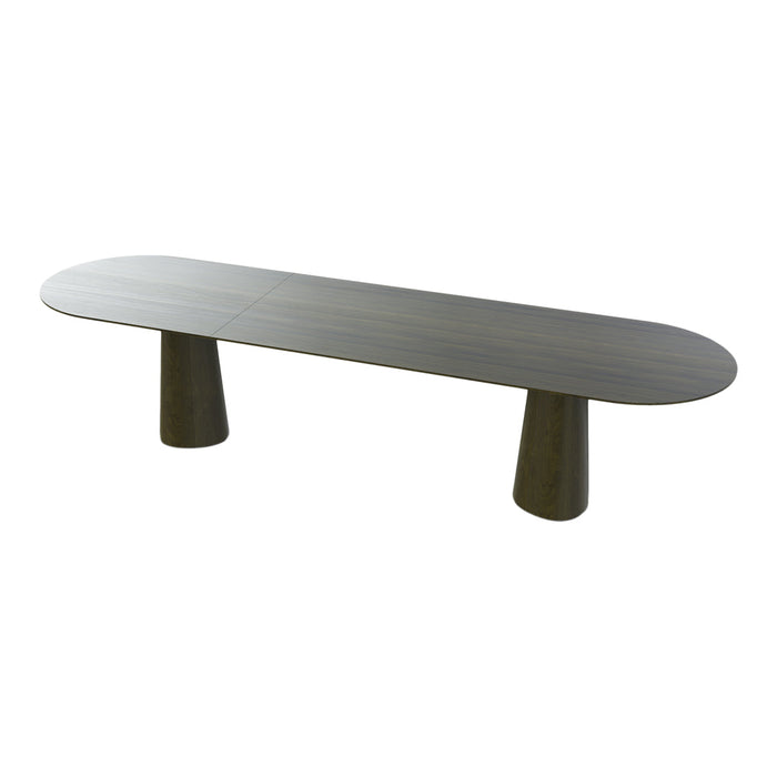 P.O.V. Plus Oval Table - 35.4" Deep - Beech