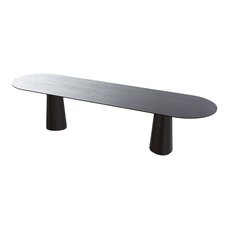 P.O.V. Plus Oval Table - 35.4" Deep - Oak