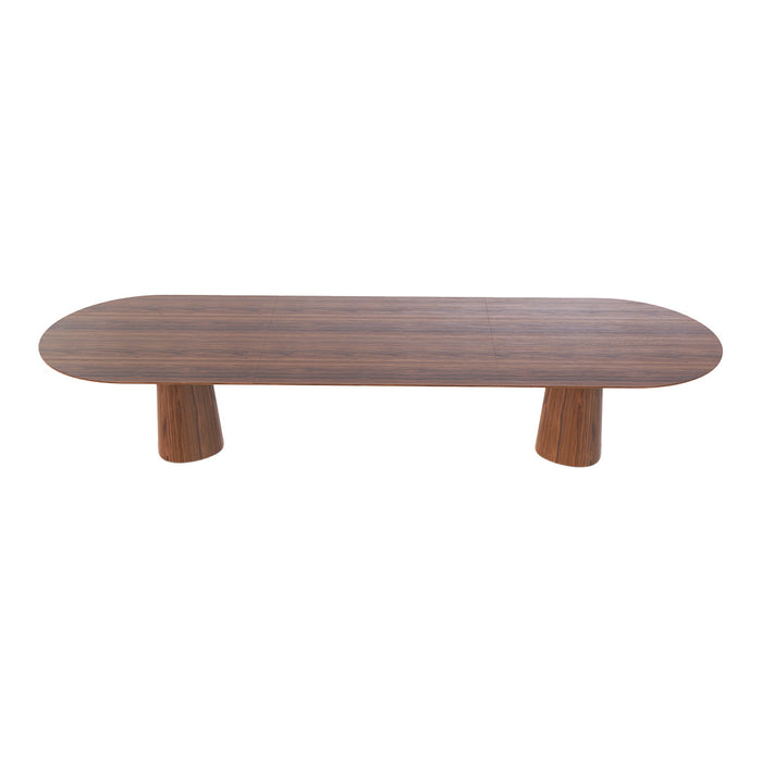 P.O.V. Plus Oval Table - 47.2" Deep - Walnut
