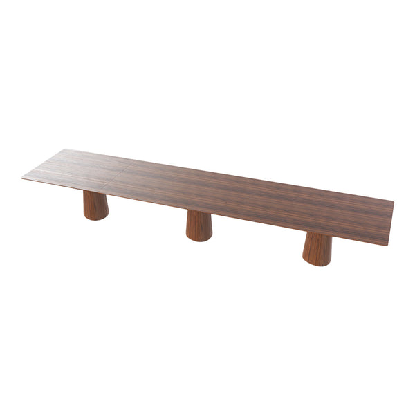 P.O.V. Plus Rectangular Table - 47.2" Deep - Walnut