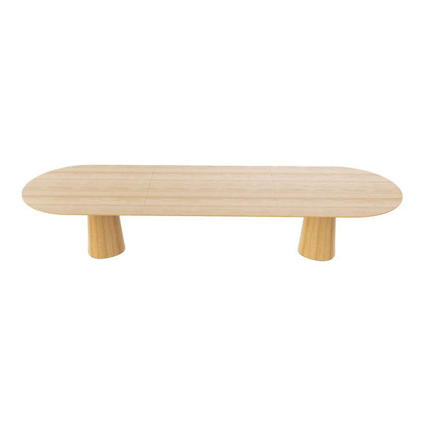 P.O.V. Plus Oval Table - 47.2" Deep - Oak