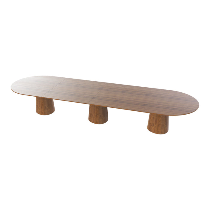 P.O.V. Plus Oval Table - 58.3" Deep - Beech
