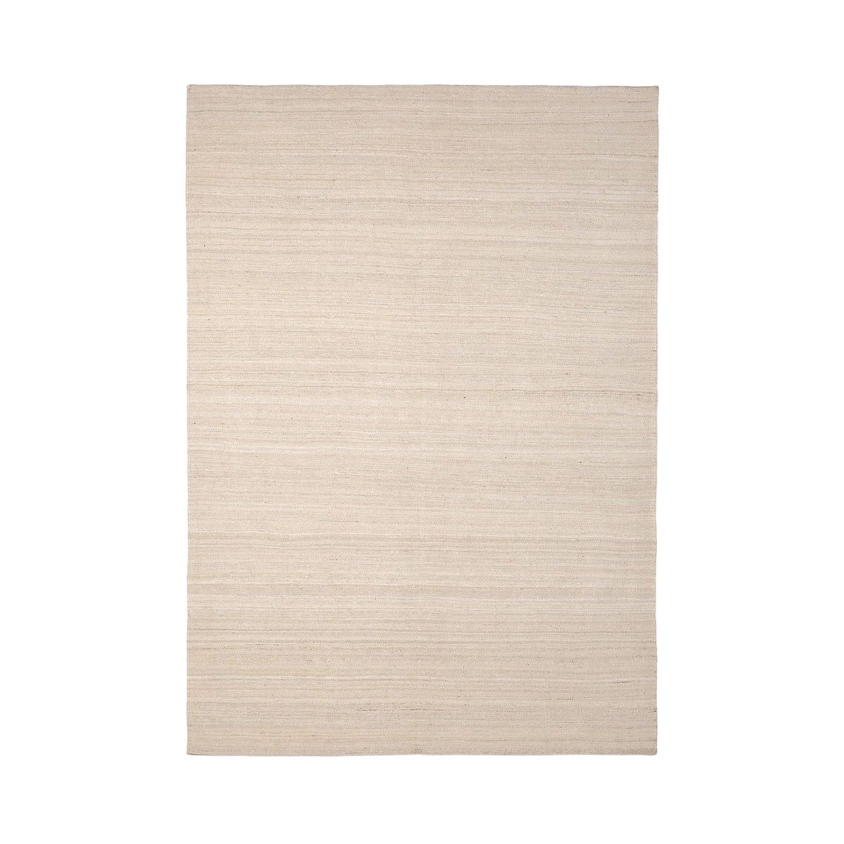 Neutral beige area rug with subtle woven texture and light, understated pattern. Perfect for enhancing any decor.