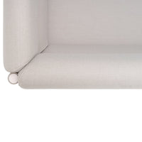 Light gray fabric with subtle texture, featuring clean lines and minimalist design elements. Perfect for modern decor.