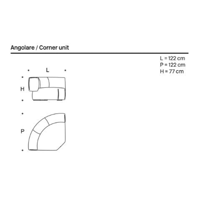 Simposio Sofa Modules - Corner Unit