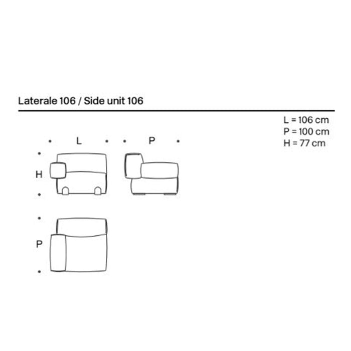 Simposio Sofa Modules - Side Units