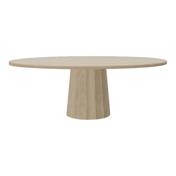 Container Dining Table - Small Oval w/ Single Foot