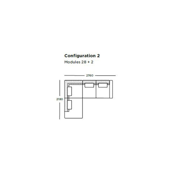 Surface Pre-configured Sofa - Setup 2