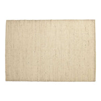 Neutral beige rectangular placemat with subtle textured pattern. Ideal for modern dining aesthetics.