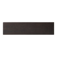 Dark brown wood veneer surface with a smooth, solid finish. Ideal for modern furniture designs.