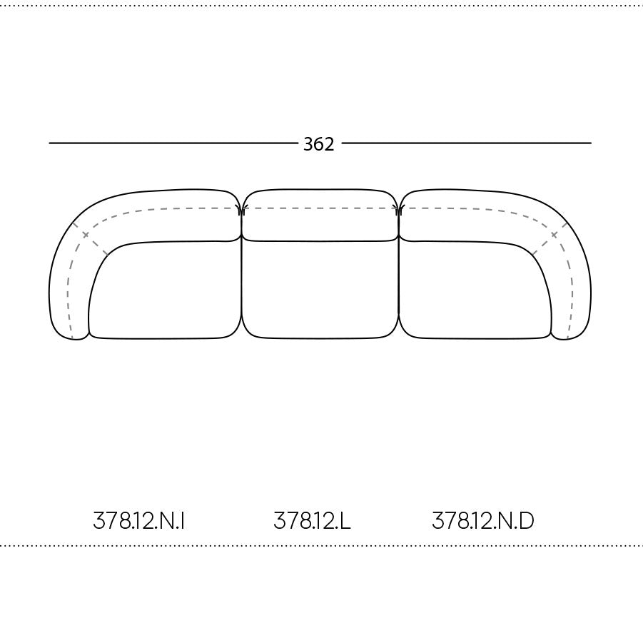 "Modern couch design with sleek lines in neutral tones and subtle stitching details."