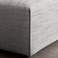 Gray textured fabric with a subtle, woven pattern, perfect for modern decor. Ideal for contemporary furnishings.