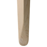 Natural light wood finish with smooth, clean lines and a subtle grain pattern. Ideal for modern decor.